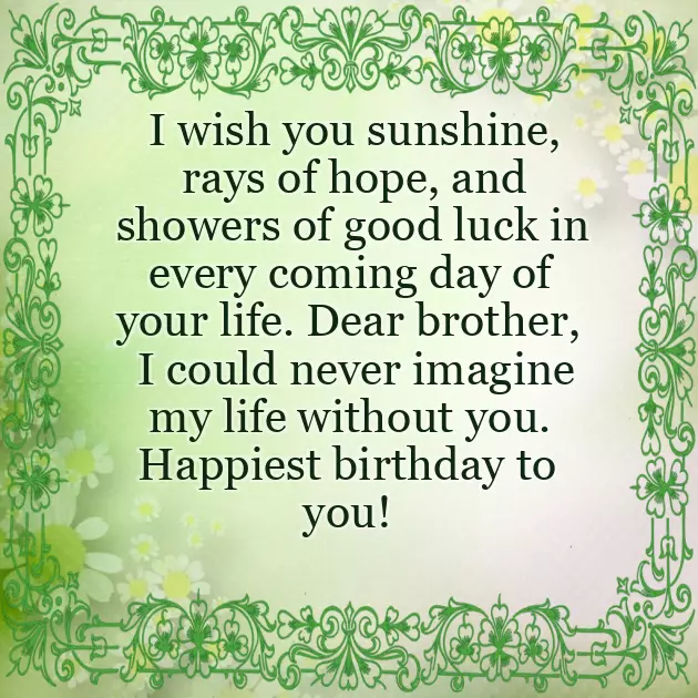 Happy Birthday Wishes To Kid Brother