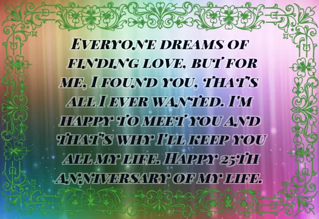 25Th Birthday Quotes For Him