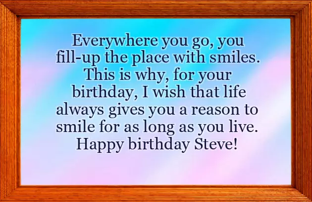 Funny Happy Birthday Steve