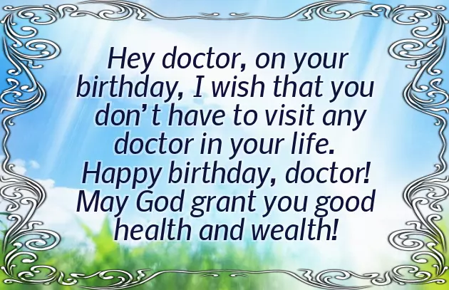 Doctor Birthday Wishes Doctor Birthday Wishes