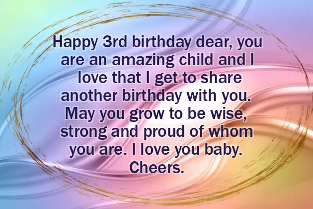 Wishes For 3 Year Old Boy