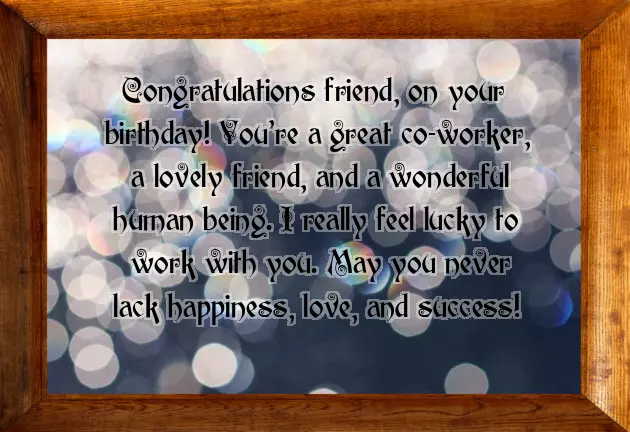 Happy Birthday For Male Coworker