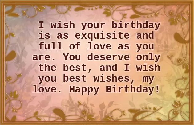 Birthday Wishes For Fiancee