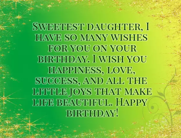 5Th Birthday Wishes For Daughter