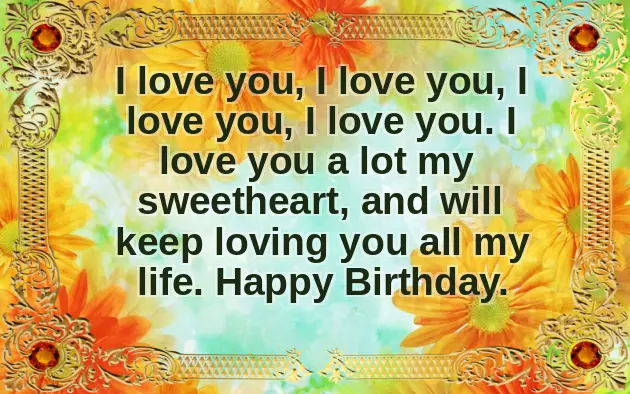 Happy Birthday Sweet Words