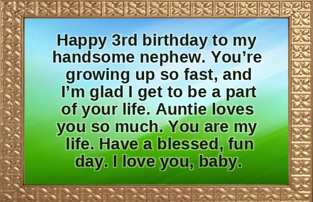 Birthday Wishes Of My Nephew Birthday Wishes Of My Nephew