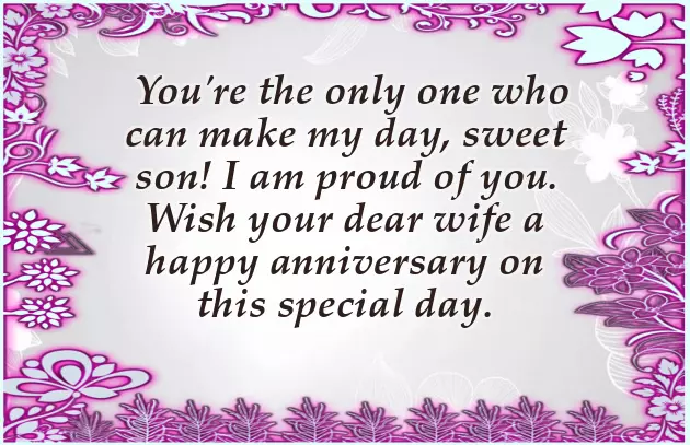 Anniversary Wishes To Son Anniversary Wishes To Son