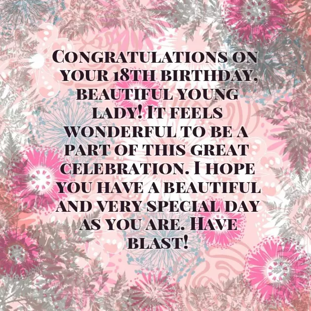 Birthday Wishes For 18 Year Old Daughter Birthday Wishes For 18 Year Old Daughter