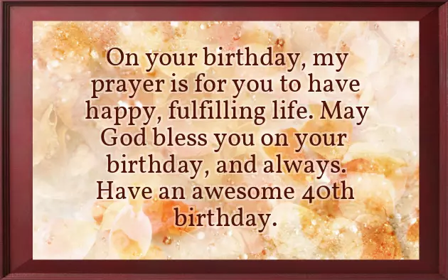 Happy Birthday 40 Years Happy Birthday 40 Years