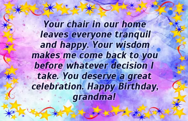 Birthday Wishes For Your Grandmother