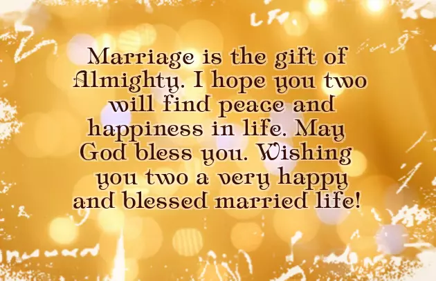 Congratulations On Your Marriage