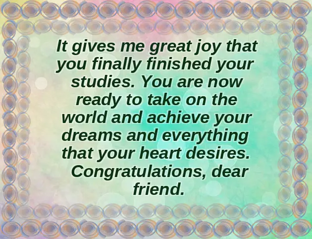 Congratulations Best Friend Graduation