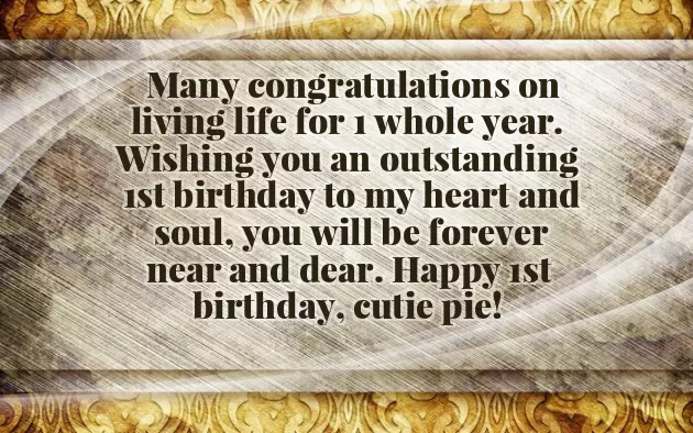 Birthday Quotes For Baby Girl