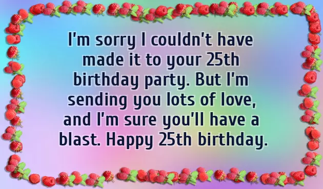 Happy 25Th Birthday To Me