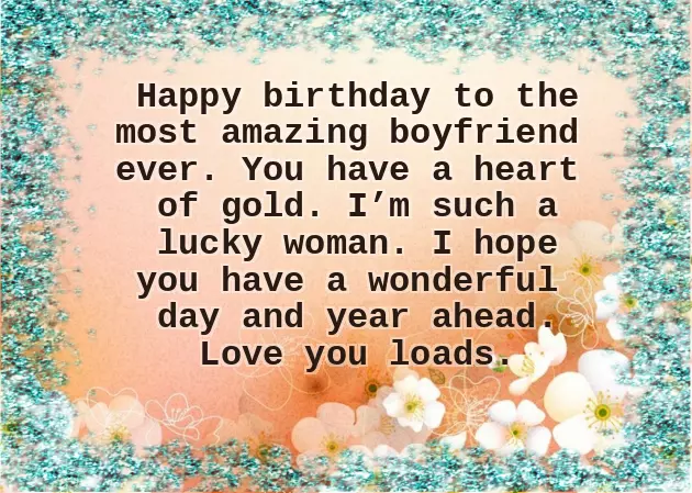 Wishes For Birthday To Boyfriend