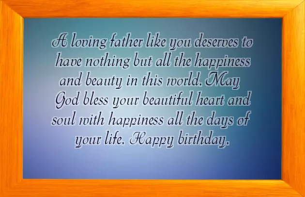Happy Birthday To My Dear Father Happy Birthday To My Dear Father