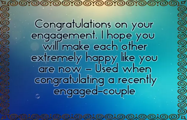 Best Wishes On Your Engagement