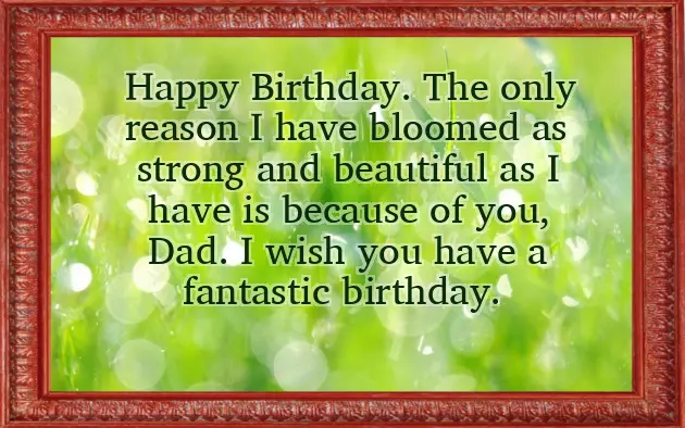 Fathers Birthday Wishes From Daughter Fathers Birthday Wishes From Daughter