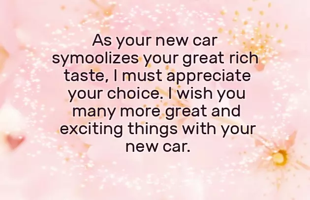 Congratulations Message For New Car Congratulations Message For New Car