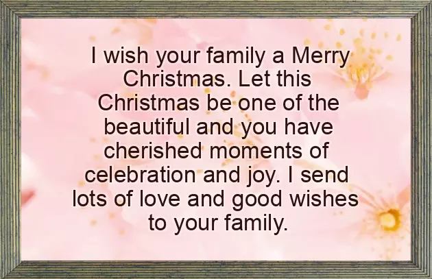 Wishing My Family And Friends A Merry Christmas