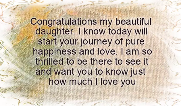 Congratulations Wishes For Daughter Marriage Congratulations Wishes For Daughter Marriage