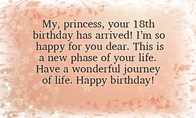 Happy 18Th Birthday Princess Happy 18Th Birthday Princess
