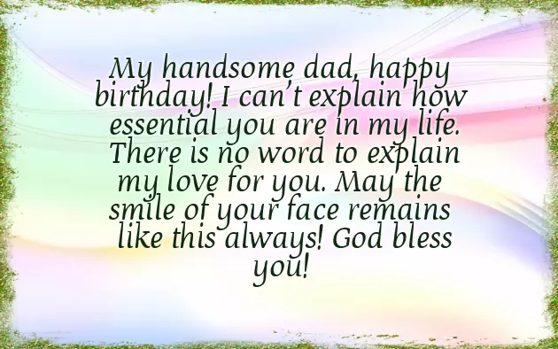 A Birthday Wish For Father A Birthday Wish For Father