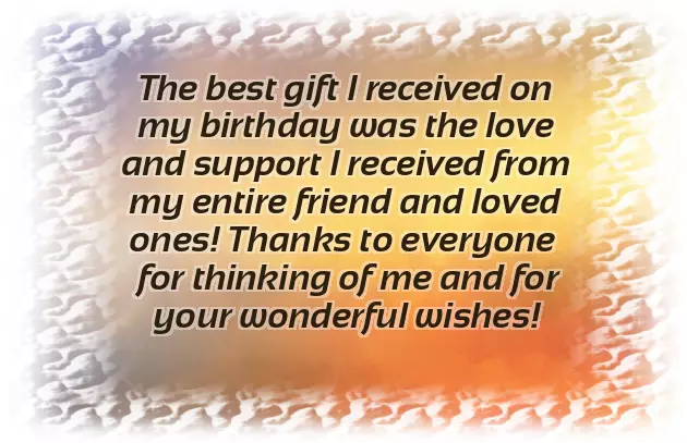 Thank You For The Warm Greetings On My Birthday Thank You For The Warm Greetings On My Birthday