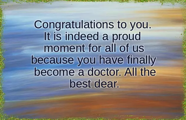 Congrats Doctor Congrats Doctor