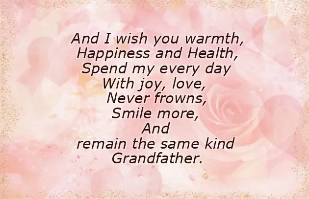 75Th Birthday Wishes For Grandfather