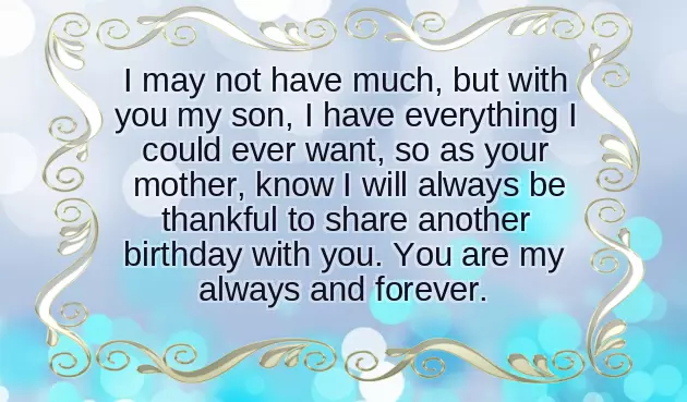 Birthday Wishes On Son