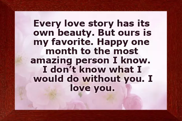 Happy 1St Month Anniversary Happy 1St Month Anniversary