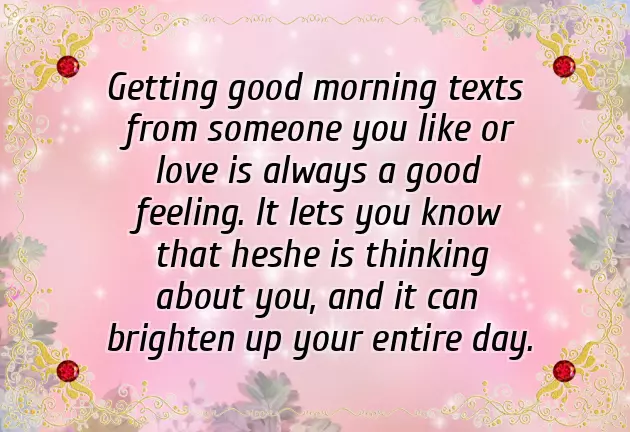Romantic Good Morning Message For My Crush Romantic Good Morning Message For My Crush