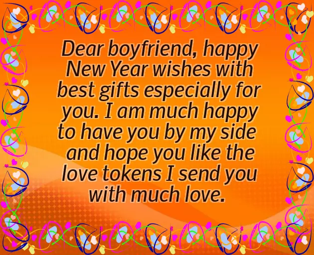 Happy New Year Greetings To Boyfriend Happy New Year Greetings To Boyfriend