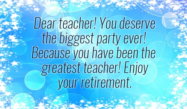 Farewell Poems For Teachers