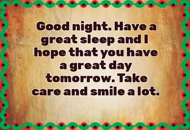 Good Night Messages For Friends In English