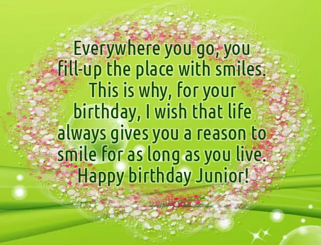 Happy Birthday Wishes To My Junior Brother