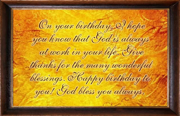 Happy Birthday Wishes Godly