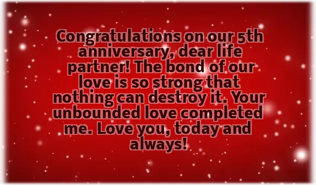 Congratulations On 5 Years Congratulations On 5 Years