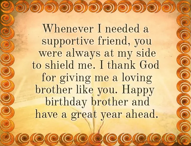 Happy Birthday To A Great Brother