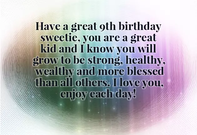 Happy Birthday Wishes For 9 Year Old Boy Happy Birthday Wishes For 9 Year Old Boy