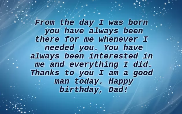 Simple Birthday Wishes To Dad Simple Birthday Wishes To Dad