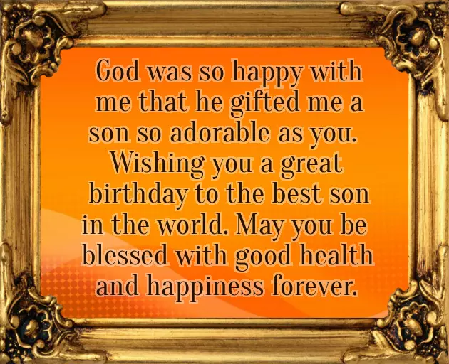 To Son Birthday Wishes To Son Birthday Wishes