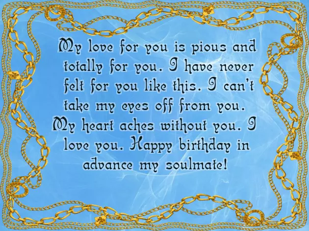 Happy Birthday In Advance My Wife