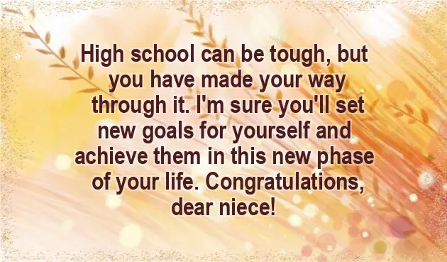 Congratulations To My Niece On Her Graduation