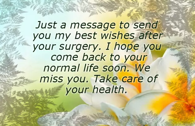 Best Wishes For Health Recovery