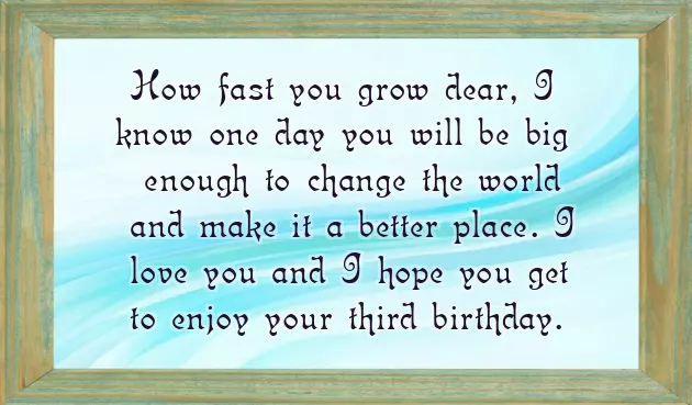 Happy 3Rd Birthday My Daughter