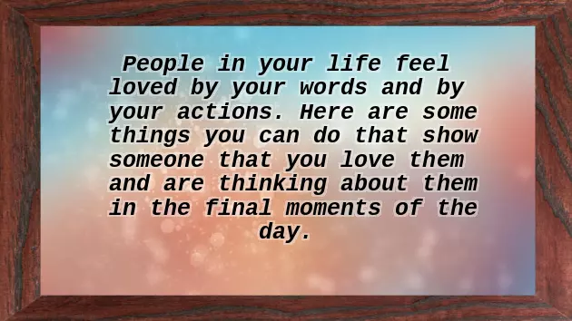 Have A Good Night Beautiful