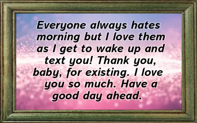 Good Morning Message For Special Person
