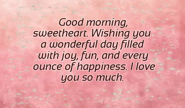 A Morning Message To My Love A Morning Message To My Love